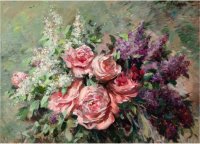 Roses et lilas